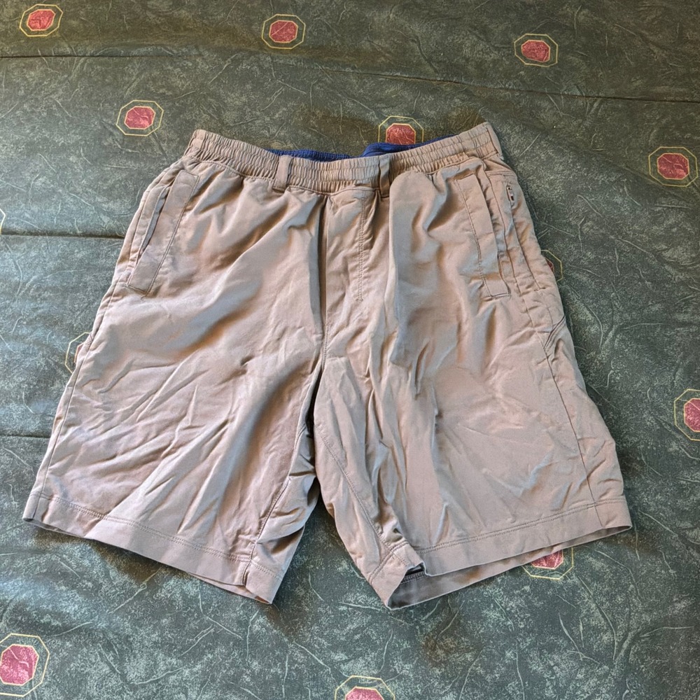 Birddogs Mens Gray Lined Gym Shorts XL Athletic Training Sport Active Weekend